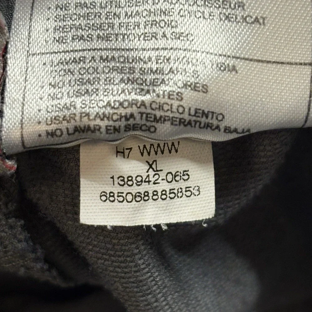 Nike‎ Team Windbreaker Track Pants Mens XL Gray Woven Relaxed Baggy 138942